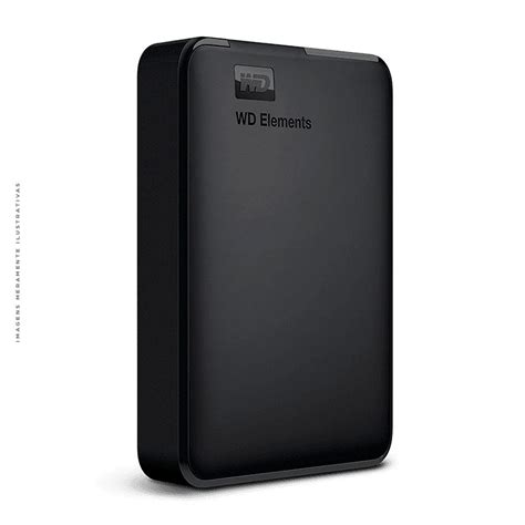 HD Externo Portátil WD Elements 4TB USB 3 0 Techno Space