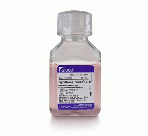 Gibco CTS Synth A Freeze Medium 50 ML Cell Culture Media Supplements