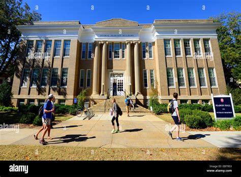 Peabody Hall Ole Miss Campus University Oxford Mississippi Ms Stock