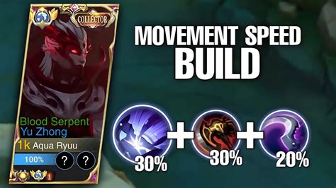 CARA MAININ PASIF YU ZHONG MOVENT SPEED BUILD PLAYER YU ZHONG WAJIB