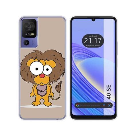 Funda Silicona Para Tcl 40 Se Diseño Leon Dibujos con Ofertas en