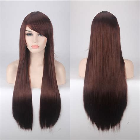 Jual K026 Wig Base Lurus 80 Cm Wanita Cosplay Rambut Palsu Daily Lolita