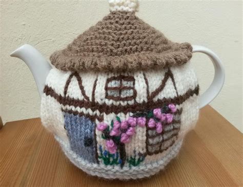 Knitted Cottage Tea By Linmary123 Knitting Pattern Tea Cosy