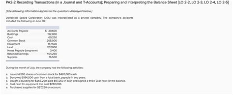 Solved Required 1 Analyze Transactions A E To