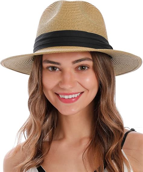 Straw Beach Hatbeach Hat Womensummer Hatwide Brim Boater Hatwide