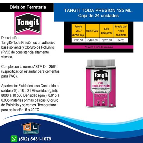 Tangit Henkel Toda Presi N Ml De Gal N Caja Gl