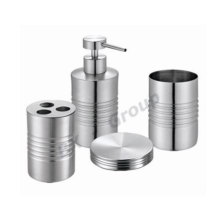 Stainless Steel Bathroom Set