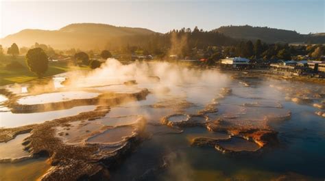 Premium AI Image | rotorua new zealand