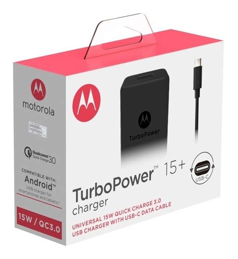 Carregador Turbo Original Moto One Z2 Z3 G7 Play Plus Usb C R 120 00