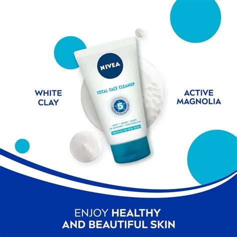 Nivea Total Face Cleanup Face Wash (114gm) - OHSOGO