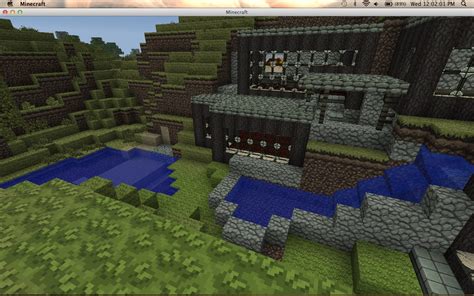 Modern Hillside Mansion Minecraft Project