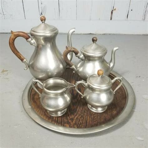 Vintage Royal Holland Pewter Coffee Tea Service Set