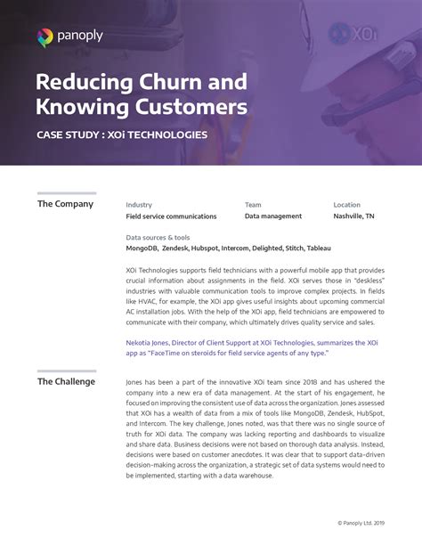 Reducing Churn and Knowing Customers