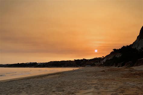 Sunset Time in Praia da Falesia Photograph by Angelo DeVal | Fine Art ...