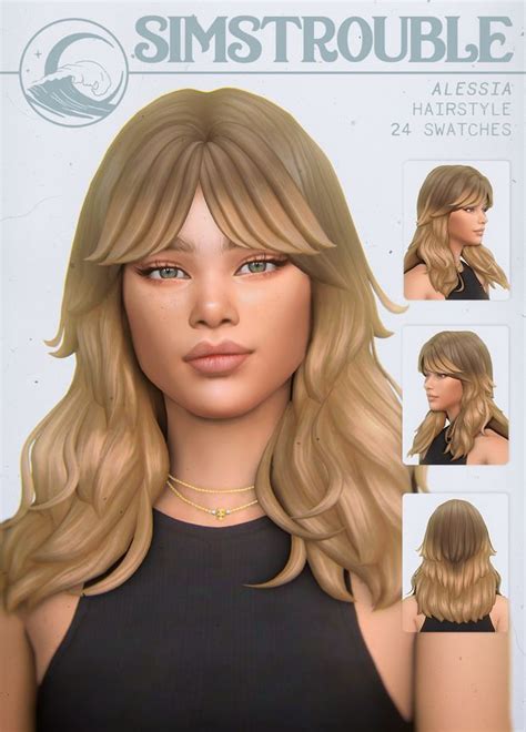 Get More From Simstrouble On Patreon Sims Hair Sims Sims 4