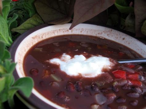 Costa Rican Black Bean Soup Recipe Food