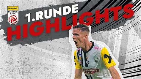 ADMIRAL Bundesliga 2023 24 Highlights 1 Runde Luckeneder Mit Dem