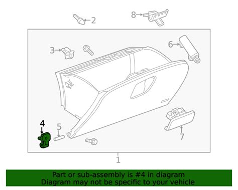 Gm Instrument Panel Compartment Door Hinge Gm