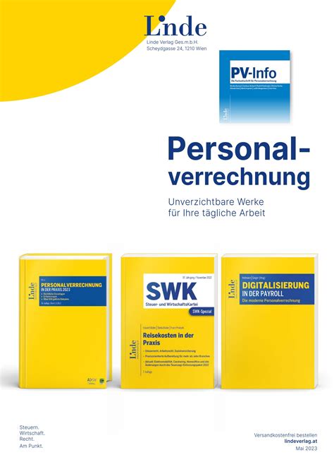 Personalverrechnung By Linde Verlag Gmbh Issuu