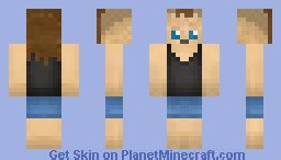 Mullet Man Minecraft Skin