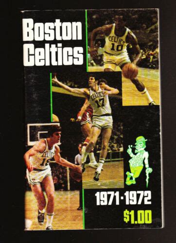 Vintage Boston Celtics Media Guide John Havlicek Dave Cowens