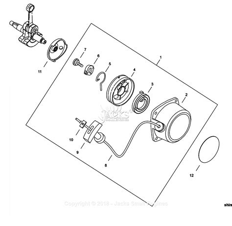 Shindaiwa T282 Parts Diagram For Starter