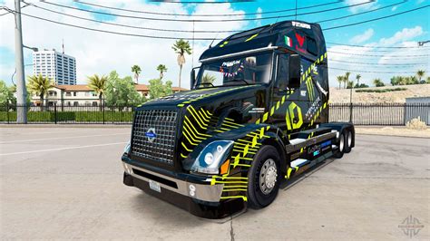 La Piel De Monster Energy Para Camiones Volvo Vnl Para American