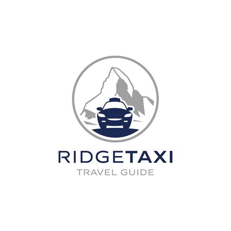 Ridge Taxi Travel Guide Logo Design Template Inspiration 14797336