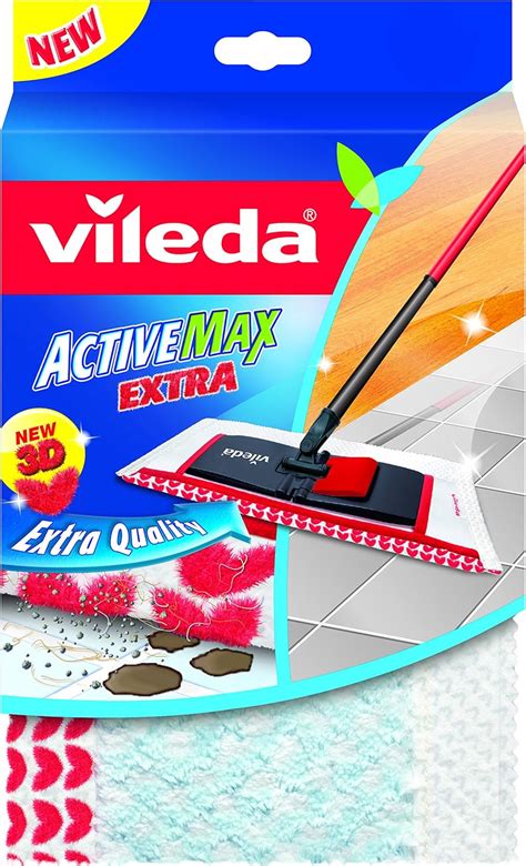 Vileda Activemax Extra Panno Ricambio Microfibra Per Sistema