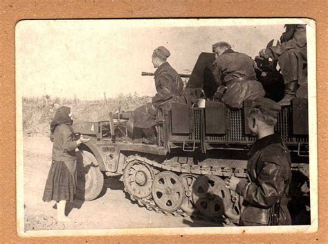 Foto Ii Weltkrieg Wehrmacht Halbketten Fahrzeug Postimages