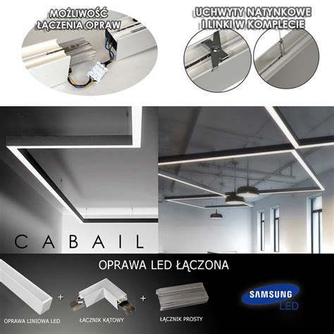 Oprawa Liniowa Led Z Mo Liwo Ci Czenia Linear Cabail W Lm