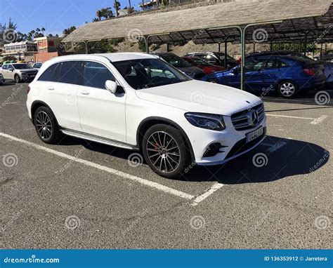 White Mercedes Benz Glc Suv Editorial Photography Image Of Maspalomas