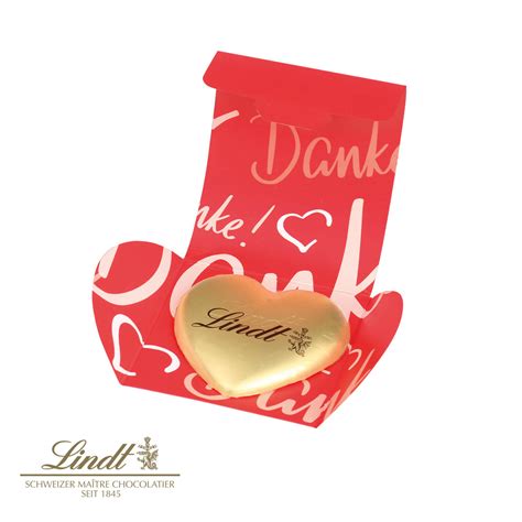 Schokoherz Lindt In Werbebox Individuell Bedruckt Als Give Away