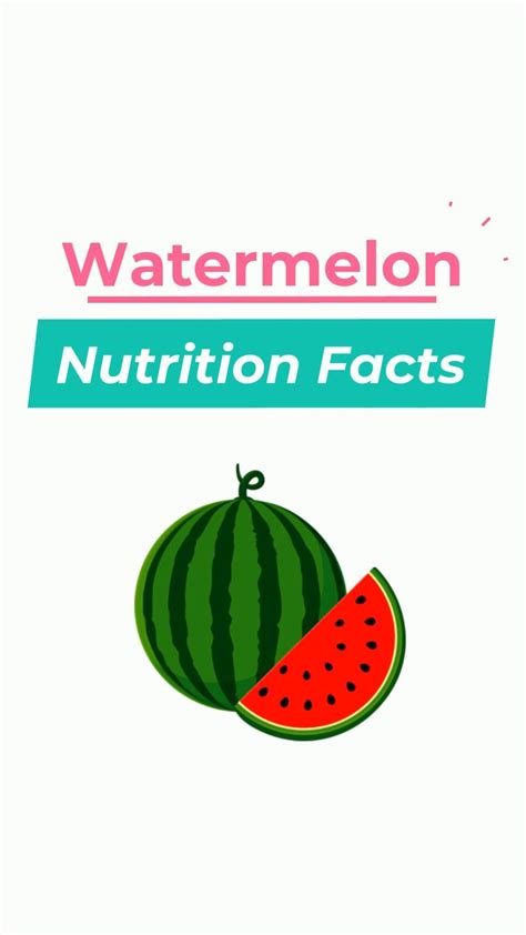 Watermelon nutrition facts – Artofit