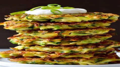 Galettes de Courgettes Râpées Un délice Recette Facile