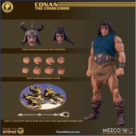 Conan The Conqueror One12 Collective Conan Mezco Action Figure