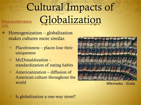 What are the three impacts of globalization on culture - wikiaire