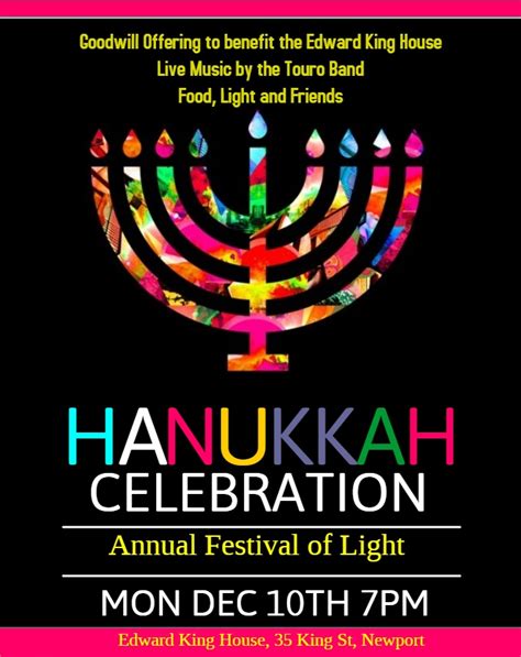 Hanukkah Celebration – Edward King House