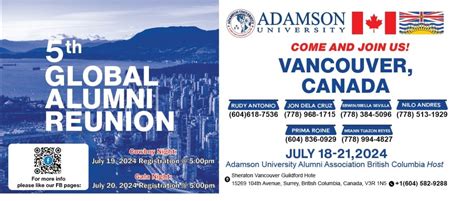 Adamson University (Philippines) 5th Global Alumni Reunion - GlobalNews ...