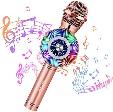 Fede Microfono Karaoke Bluetooth Wireless Per Bambini Karaoke