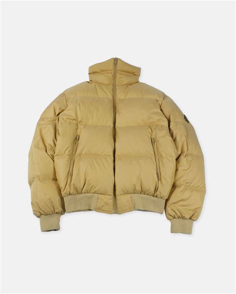 Moncler Beigecheck Reversible Puffer Jacket Aigo