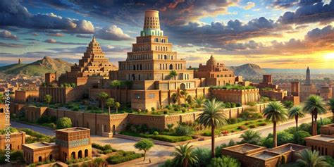 The Hanging Gardens of Babylon A Digital Reconstruction, Ancient City ...