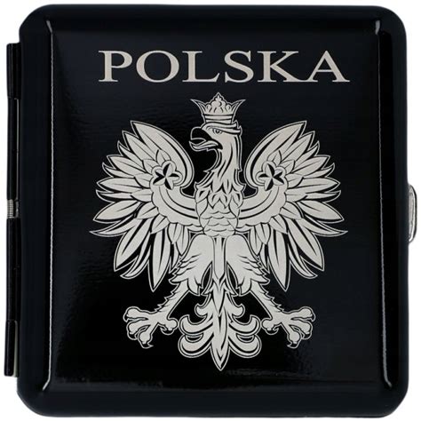 PAPIEROŚNICA METALOWA Z GRAWEREM POLSKA 13331449380 Allegro pl