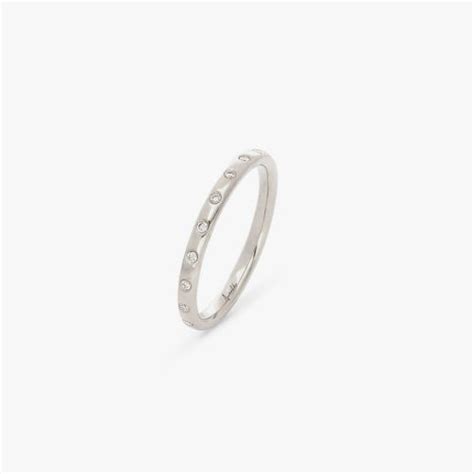 18ct White Gold Diamond 2mm Wedding Ring Annoushka International