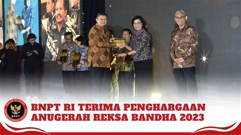 Bnpt Ri Terima Penghargaan Anugerah Reksa Bandha Peringkat I