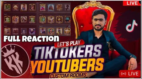 CUSTOM ROOMS WITH TIKTOKER YOUTUBER PUBGM YouTube