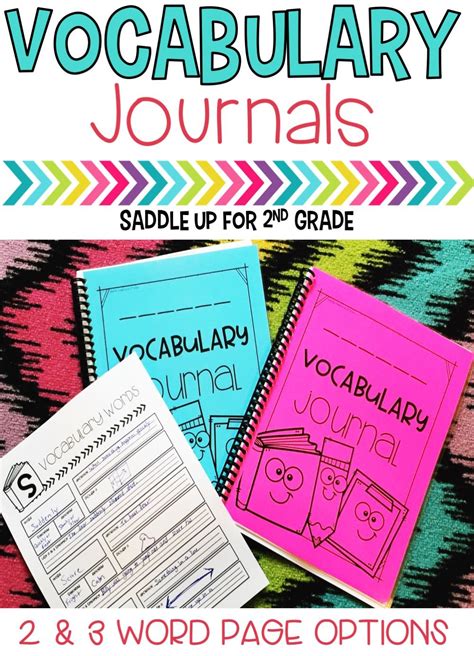 Vocabulary Template Vocabulary Journal W Graphic Organizer For Any