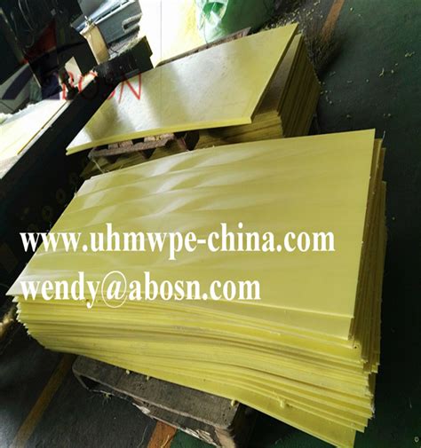 6mm Yellow Uhmw Polyethylene Sheetnatural Virgin Uhmwpe Sheet