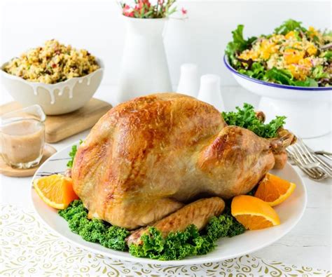 Roast Turkey With Pistachio Stuffing And Cranberry Gravy The Healthy Man