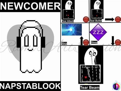 Napstablook Smash Bros Moveset By Ramosartstation On Deviantart